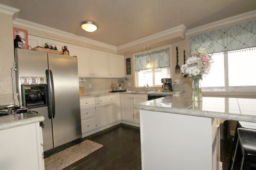 Lower level fireplace